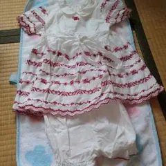 セレモニー刺繍ドレス80〜90㌢