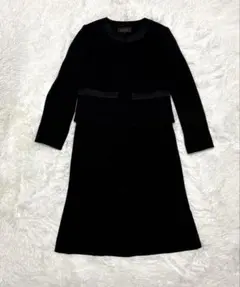 【極美品】東京ソワール SOIR REVE ブラックフォーマル 前開き 11号