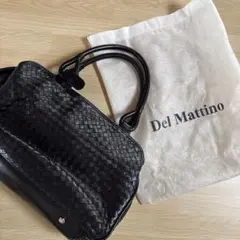 Del Mattino ブラック ハンドバッグ
