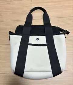 【数回使用】ワークマン PEレジン 2WAY トートバッグ ホワイト ショルダー