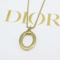 Dior クリスチャンディオール サークル ゴールド ネックレス