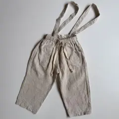 HELLO LUPO】 1y グレー パープル サスペンダー パンツ ボトムス