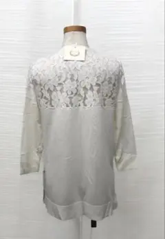 【新品】Liala×PG バック布帛ニットトッパーカーディガンのサムネイル
