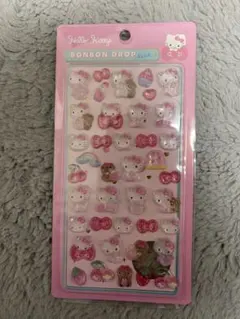 ぼんぼんドロップ風シール　サンリオ　キティ