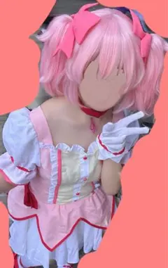 鹿目まどか コスプレ フルセット ウィッグ付き