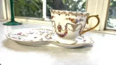 花柄カップとソーサーセット