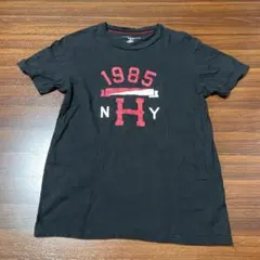 TOMMY HILFIGER 1985 NY メンズ半袖Tシャツ Mサイズ黒