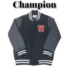 Champion ウールスタジャン ワッペン 刺繍 チャンピオン ジャケット