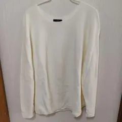 LOOK KEITH キース　アイボリー 春物長袖ニット 美品のサムネイル
