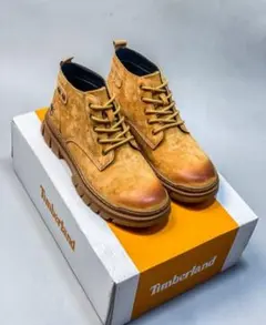 Timberland ブラウン ワークブーツ