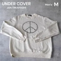 極美品 UNDERCOVER アンダーカバー 有刺鉄線 ピースマーク スウェットのサムネイル