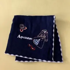 未使用　アクアスキュータム　ガーゼハンカチ