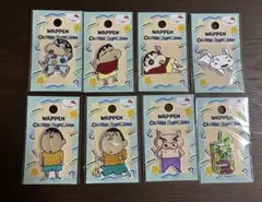 セリア ☆ クレヨンしんちゃん ワッペン 8点セット