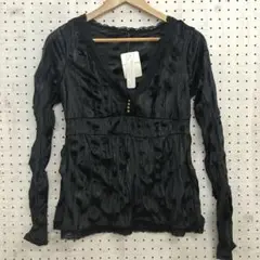 Y2K 平成 フェアリーグランジ レーストリム シャーリングベロアトップス