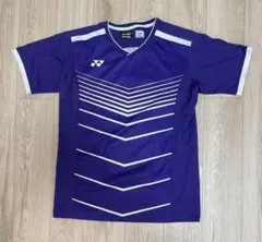 YONEX 紫 ストライプ Tシャツ