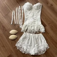 ブライダル　ドレスインナーセット　レース　D65 手袋　結婚式　挙式　ドレス