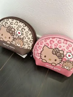 日焼けキティ ポーチ2個セット しまむら