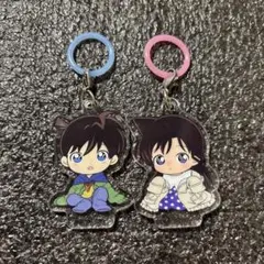 名探偵コナン ふらっとめじるしアクセサリー 工藤新一(A)&毛利蘭 セット