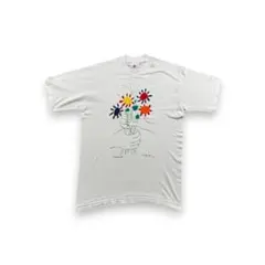 90s】ピカソ 花と鳩 アートtシャツ picasso コーピーライト1997 - メルカリ