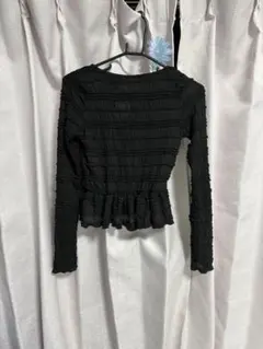 新品 H&Mシャーリングトップス