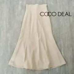 COCODEAL 後ろレースアップハイウエストスカート