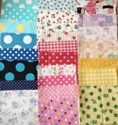 512.綿パッチワークハギレ50枚組