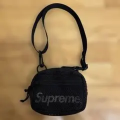 人気完売 Supreme 20ss スモールショルダーバッグ ブラック メッシュ