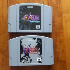 N64 ゼルダの伝説　時のオカリナ　ムジュラの仮面　2本セット