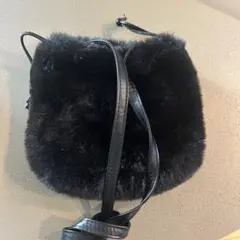ファーバッグ黒