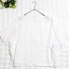 ルスーク LE SOUK 白 レース ブラウス Sサイズ FLANDREのサムネイル