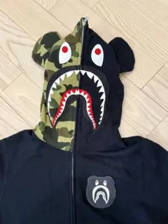 A BATHING APE フルジップフーディ パーカー ユニセックス