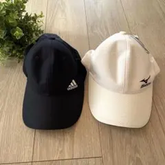 adidas mizuno 未使用キャップセット