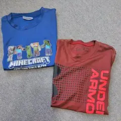 【150】Minecraft & Under Armour Tシャツセット