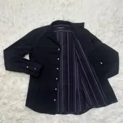 NICOLE Selection ニコルセレクション 長袖シャツ ストライプ