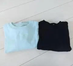 GU GIRLS　クロップドスウェットシャツ　2点セット　140cm