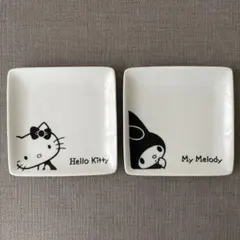 ハローキティ& マイメロディ 小皿2枚セット