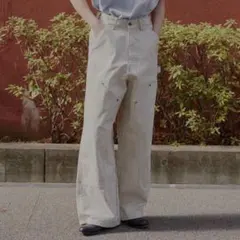 【WHIMSIC】ダブルニーペインターパンツ　ユニセックス