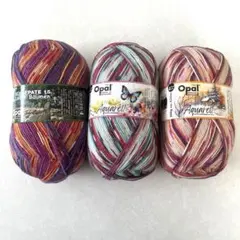 opal毛糸　3玉セット