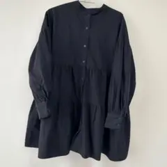 ￼【INGNI】イング チュニック シャツ ブラック