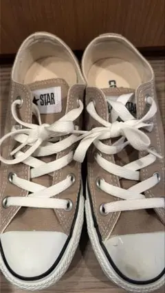 CONVERSE ALL☆STARベージュ ローカット スニーカー