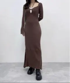 新品未使用【Heather】2WAYホルターネックワンピース