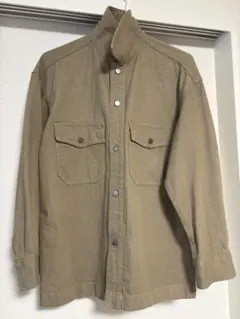 UNIQLO U デニムオーバーサイズシャツ ジャケット カーキ　MEN S