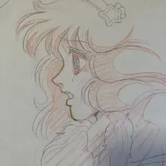 魔法の妖精ペルシャ　原画　直筆　泣き顔のサムネイル