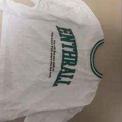 ENTHRALL ロゴプリント 半袖Tシャツ ホワイト Lサイズ