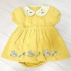 新品 mamaraku 70 ロンパース