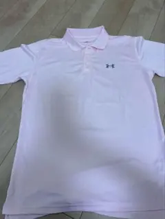 UNDER ARMOUR 薄ピンク 春夏　ポロシャツM ゴルフのサムネイル