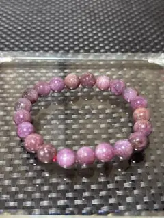 BRY1001⭐️ルビー・水晶ブレスレット⭐️高品質　天然石　パワーストーン　美品 BRY1001⭐️ルビー・水晶ブレスレット⭐️高品質 天然石