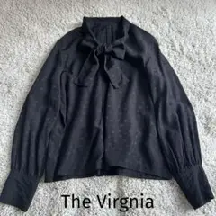 The Virgnia ザ ヴァ-ジニア シルク50ボウタイ リボン 水玉