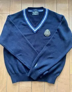 イーストボーイ　ハリーポッターコラボ　セーター　スリザリン　ネイビー