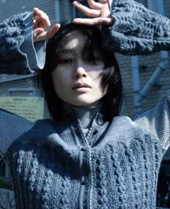 mamekurogouchi グラデーションカーディガン